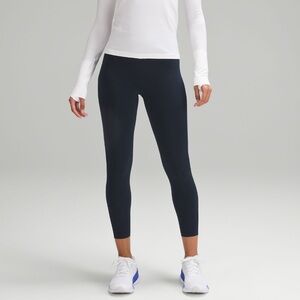 Lululemon Base Pace High-Rise Tight 25". Color: True Navy